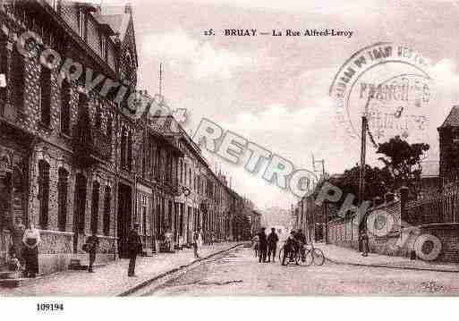 Ville de BRUAYENARTOIS, carte postale ancienne