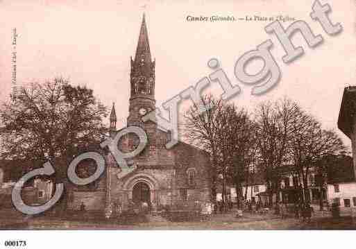 Ville de CAMBES, carte postale ancienne