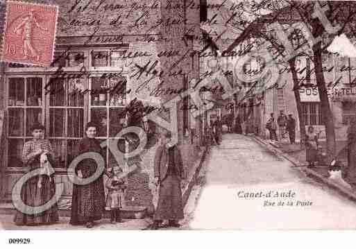 Ville de CANET, carte postale ancienne