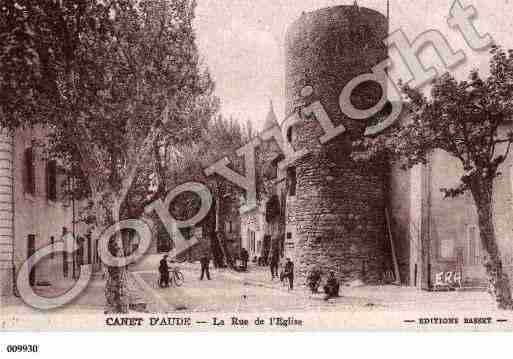 Ville de CANET, carte postale ancienne