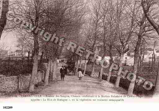 Ville de CARNAC, carte postale ancienne