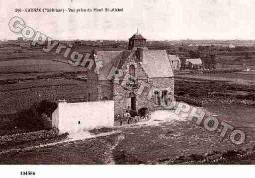 Ville de CARNAC, carte postale ancienne