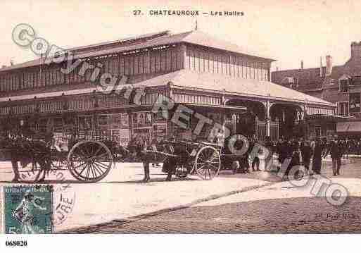 Ville de CHATEAUROUX, carte postale ancienne