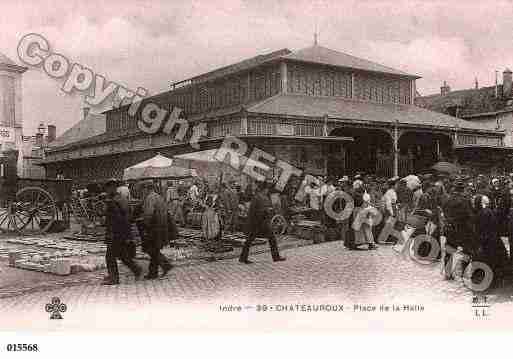 Ville de CHATEAUROUX, carte postale ancienne