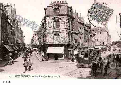 Ville de CHERBOURG, carte postale ancienne