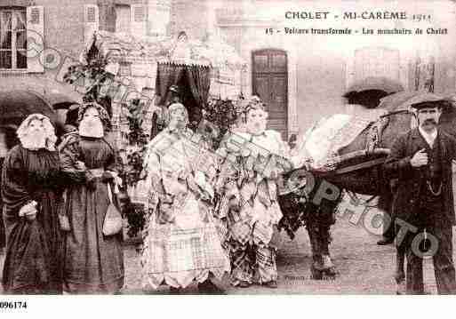 Ville de CHOLET, carte postale ancienne