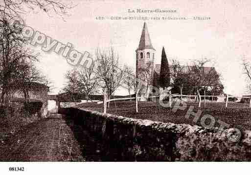 Ville de CIERDERIVIERE, carte postale ancienne