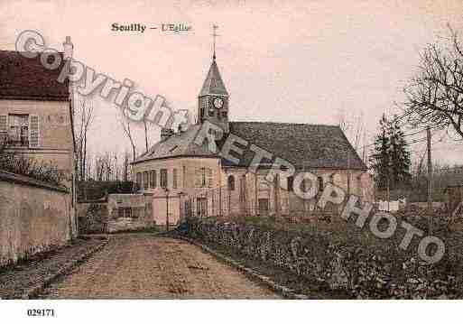 Ville de CLAYESOUILLY, carte postale ancienne