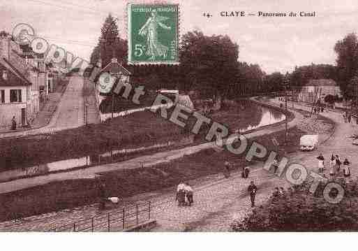 Ville de CLAYESOUILLY, carte postale ancienne