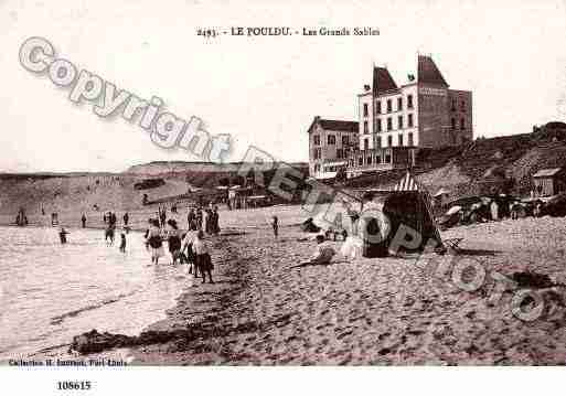 Ville de CLOHARSCARNOET, carte postale ancienne