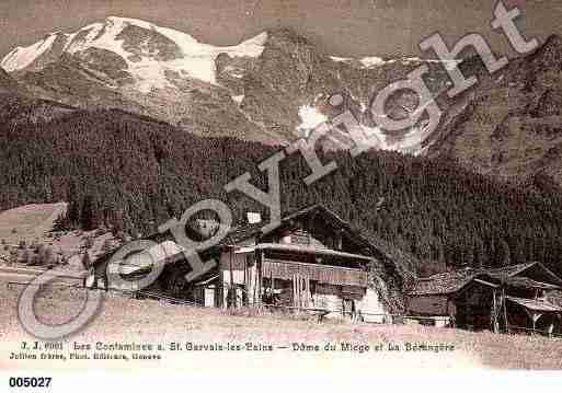 Ville de CONTAMINESMONTJOIE(LES), carte postale ancienne