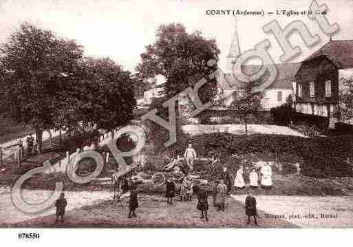 Ville de CORNYMACHEROMENIL, carte postale ancienne