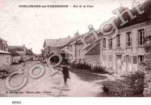 Ville de COULONGESENTARDENOIS, carte postale ancienne