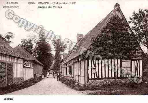 Ville de CRASVILLELAMALLET, carte postale ancienne