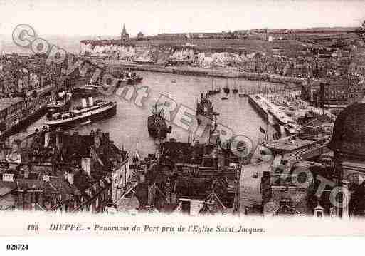 Ville de DIEPPE, carte postale ancienne Ville de DIEPPE, carte postale ancienne
