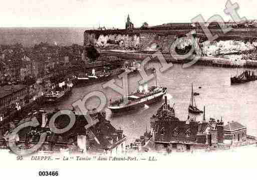 Ville de DIEPPE, carte postale ancienne