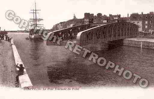 Ville de DIEPPE, carte postale ancienne