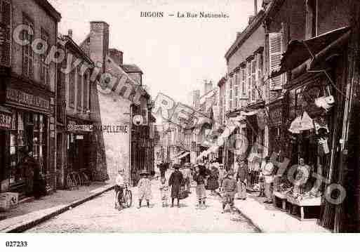 Ville de DIGOIN, carte postale ancienne