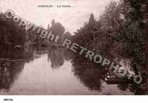 Ville de DISSAY, carte postale ancienne