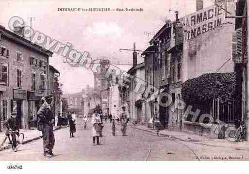 Ville de DOMBASLESURMEURTHE, carte postale ancienne