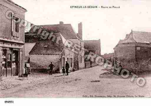 Ville de EPINEUXLESEGIN, carte postale ancienne