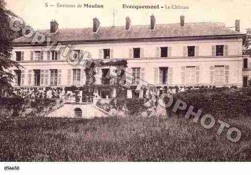 Ville de EVECQUEMONT, carte postale ancienne