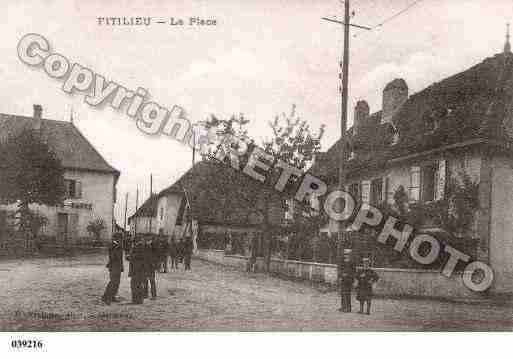 Ville de FITILIEU, carte postale ancienne