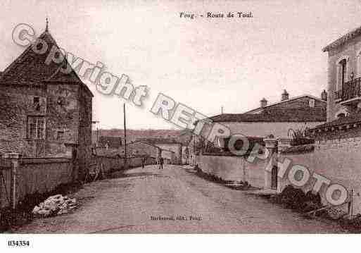 Ville de FOUG, carte postale ancienne