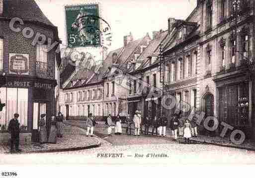 Ville de FREVENT, carte postale ancienne