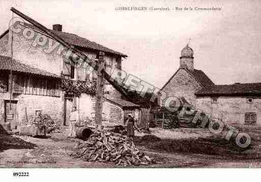 Ville de GELUCOURT, carte postale ancienne