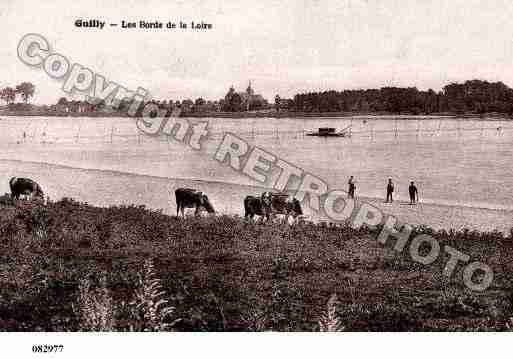 Ville de GUILLY, carte postale ancienne