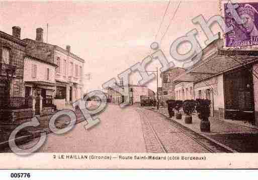 Ville de HAILLAN(LE), carte postale ancienne