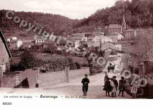 Ville de HERSERANGE, carte postale ancienne