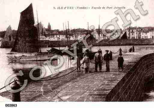 Ville de ILED'YEU(L'), carte postale ancienne