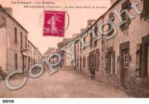 Ville de LEUHAN, carte postale ancienne