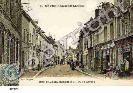 Ville de LIESSE, carte postale ancienne