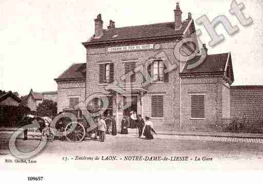 Ville de LIESSE, carte postale ancienne