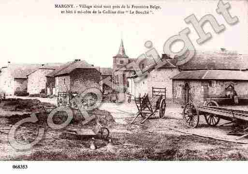 Ville de MARGNY, carte postale ancienne