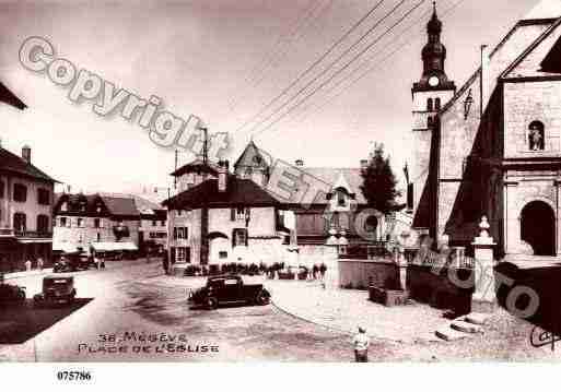 Ville de MEGEVE, carte postale ancienne