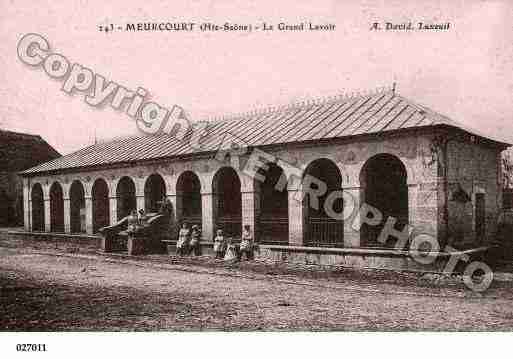 Ville de MEURCOURT, carte postale ancienne