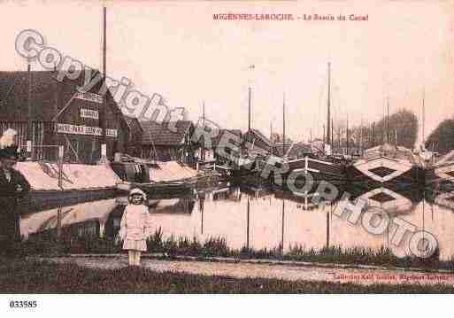 Ville de MIGENNES, carte postale ancienne