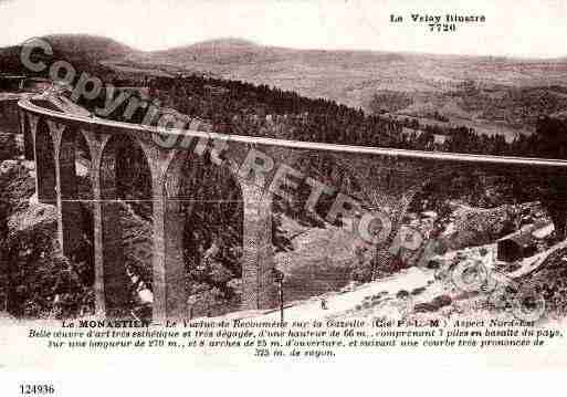 Ville de MONASTIERSURGAZEILLE(LE), carte postale ancienne