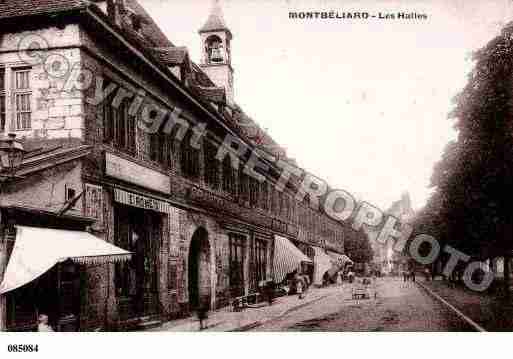 Ville de MONTBELIARD, carte postale ancienne