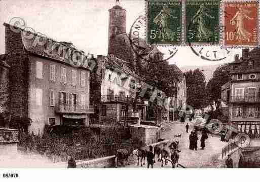 Ville de MONTVALENT, carte postale ancienne