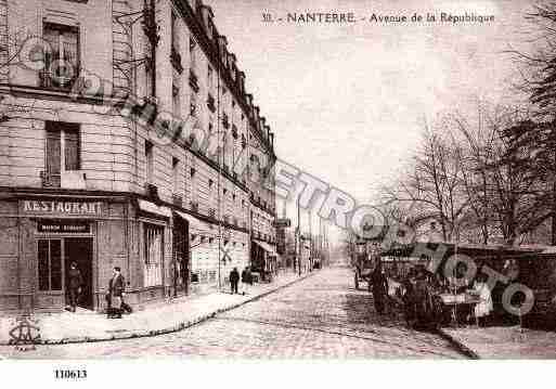 Ville de NANTERRE, carte postale ancienne