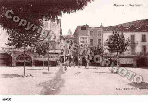 Ville de NYONS, carte postale ancienne