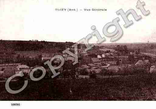 Ville de OLIZY, carte postale ancienne