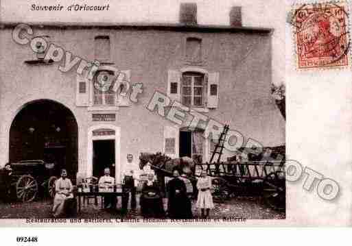 Ville de ORIOCOURT, carte postale ancienne