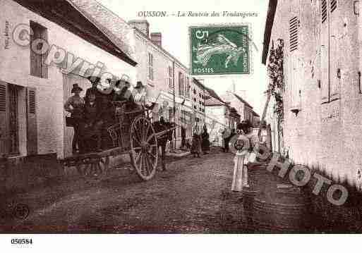 Ville de OUSSONSURLOIRE, carte postale ancienne