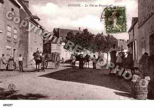 Ville de OUSSONSURLOIRE, carte postale ancienne